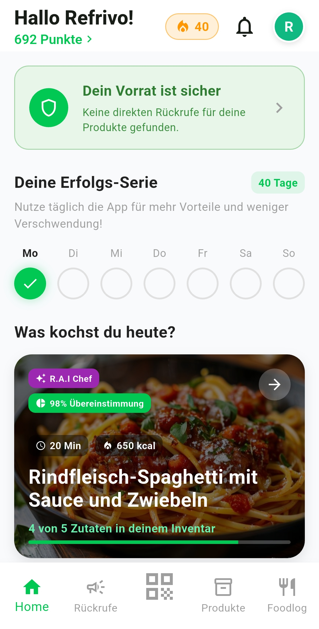 App Screenshot Mobil